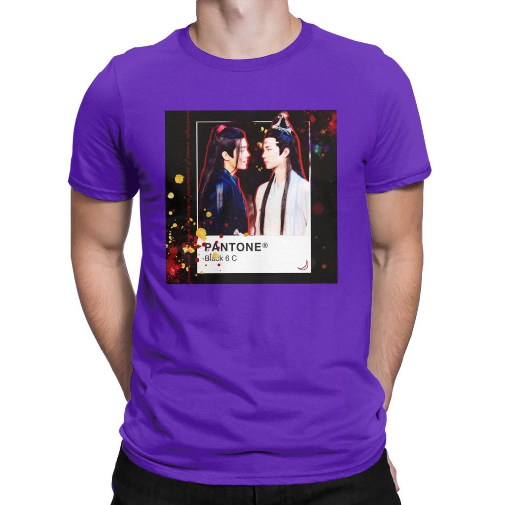 The Untamed T Shirt Men S Vintage T Shirts O Neck Lan Wangji Wei Wuxian Wangxian