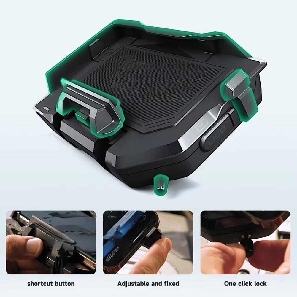 For BMW R1200GS ADV R1250GS Motorcycle 15W Wireless Mobile Phone Charging Handlebar Fixed Base GPS Navigation Phone Holder Tools