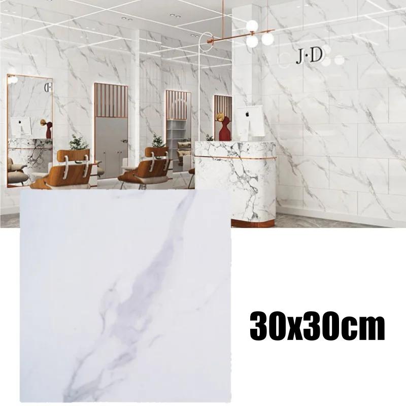 PVC Wear-resistant Imitation Marble Self-adhesive Floor Wall Stickers Waterproof Dirt Easy To Clean Floor Stickers Wallpaper