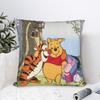 Winnie Pooh And Pals Square Pillow Case  Cushion Covers Awesome Polyester Decorative Pillowcase for Seat 45x45cm