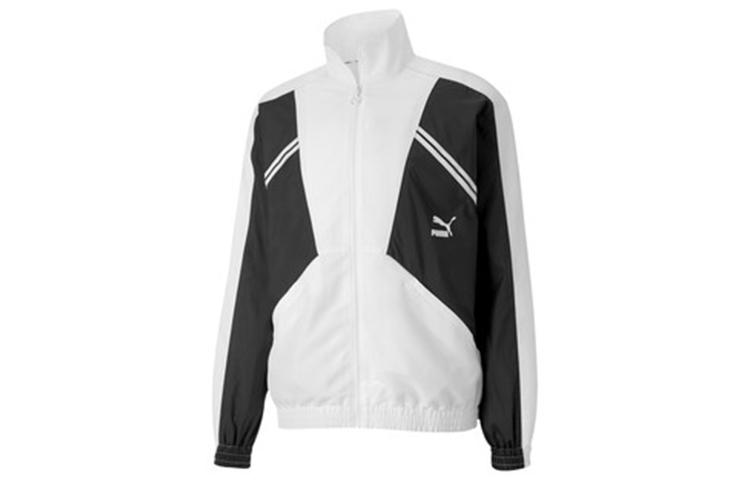 PUMA Jackets Men s White Stand Collar Moderate Other 597368-02 XXL