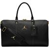 Jordan Monogram 25L Textured Pattern Travel Bag Unisex Travel Bags Black HV2856-011