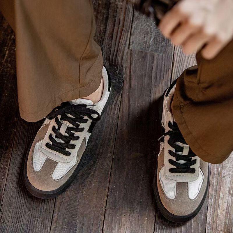 Men S Thick Sole Casual Sports German Trainer Shoes