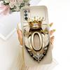 For Xiaomi Poco M3 Case Cover Luxury A-Z Letters Fashion Crown 2D Painted Bumper For PocoM3 M2010J19CG M2010J19CI Casing