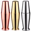 Golden Boston Double Shaker Bar Tools Stainless Steel  High End Cocktail Shakers