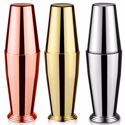 Golden Boston Double Shaker Bar Tools Stainless Steel  High End Cocktail Shakers
