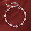 Sweet Fresh Flower Bead Bracelet Elegant Fashion Versatile Women Jewelry