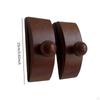 2x Tapestry Grip Housewarming Farmhouse Decoration Easy Installation Classy Clamp Wooden
