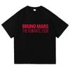 Bruno Mars The Romantic Tour 2026 Maglietta Moda Uomo Estetica Oversize Larga T-shirt Vintage 100% Cotone Top Magliette Grafiche