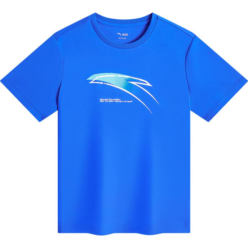 Anta Boys  2025 Summer Breathable Sports T-Shirt 160