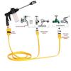 T2 Black Long Spear High-Pressure Foam Sprayer and Water Gun for Garden, Car Wash, and Floor Cleaning.