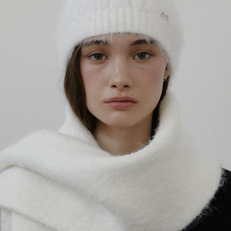 

LOVE ME MONSTER Pretty Angel Beanie_3COL (L244MCPG01) WHITE