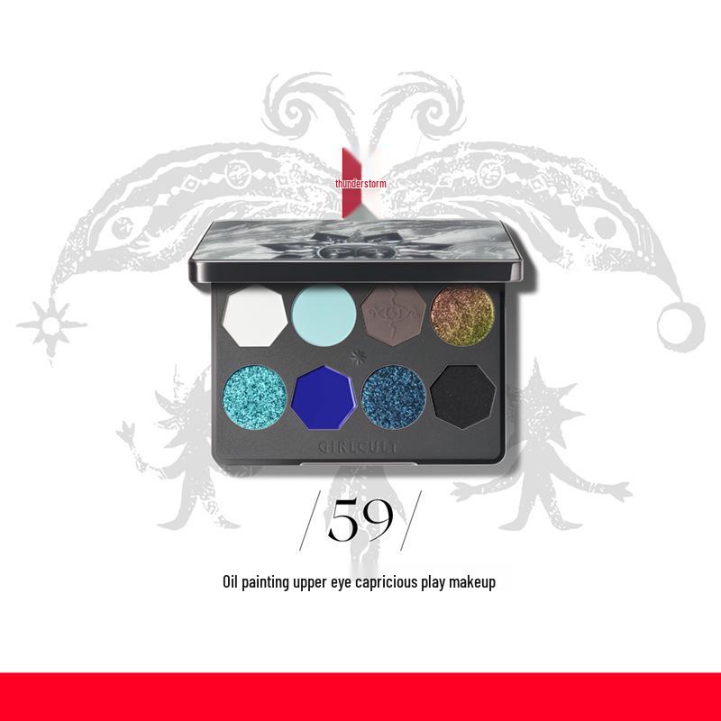 Girlcult Gouqi Eyeshadow Palette - Four-Color Matte, Chameleon, and Pearlescent Shades, Inspired by the Materia Medica.
