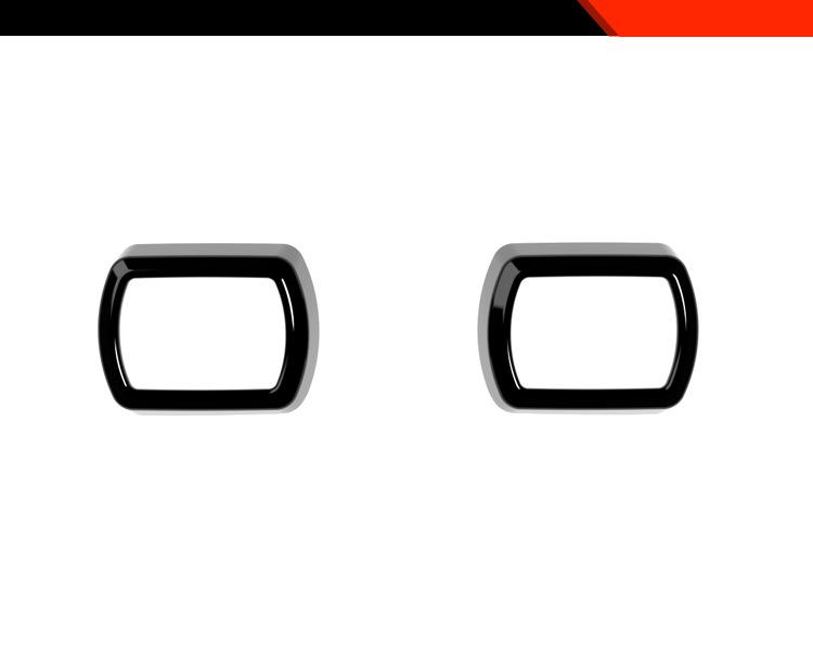 Dekorativer Mittelkonsolen-Knopfrahmen für 26 Toyota RAV4 Modelle