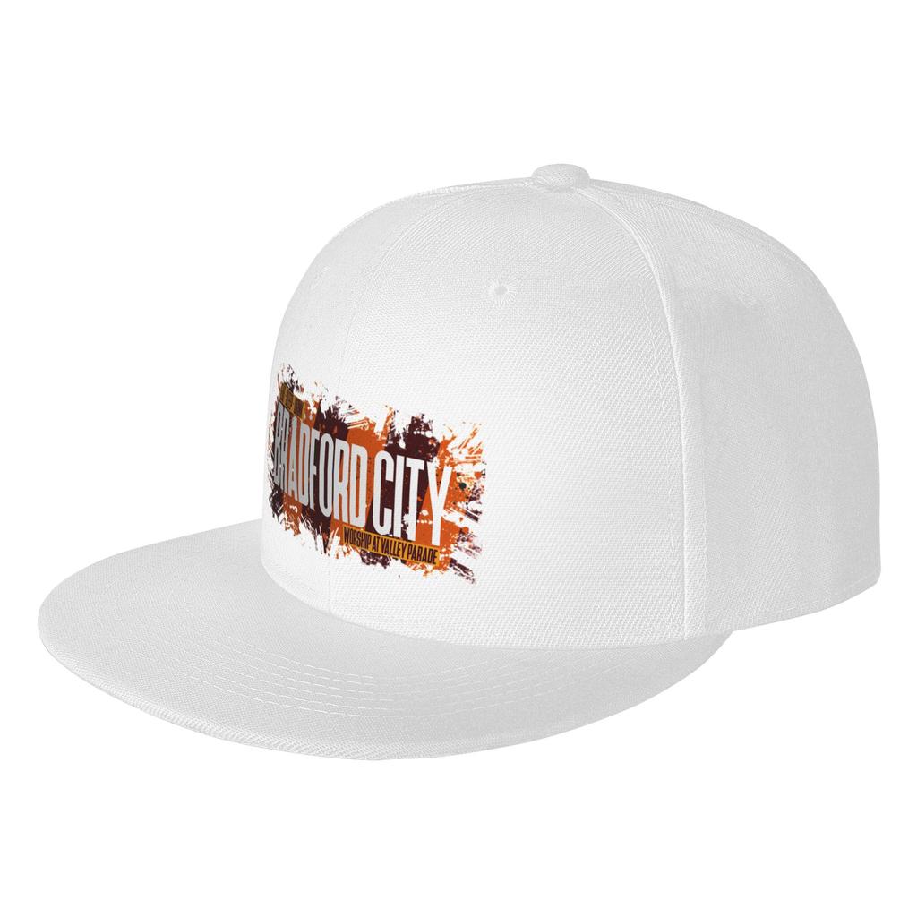 Fashion Bradford City fans gifts Eat Sleep Drink Valley Parade The Bantams Flat Brim Sun Hat Trucker Cap Beret Unisex
