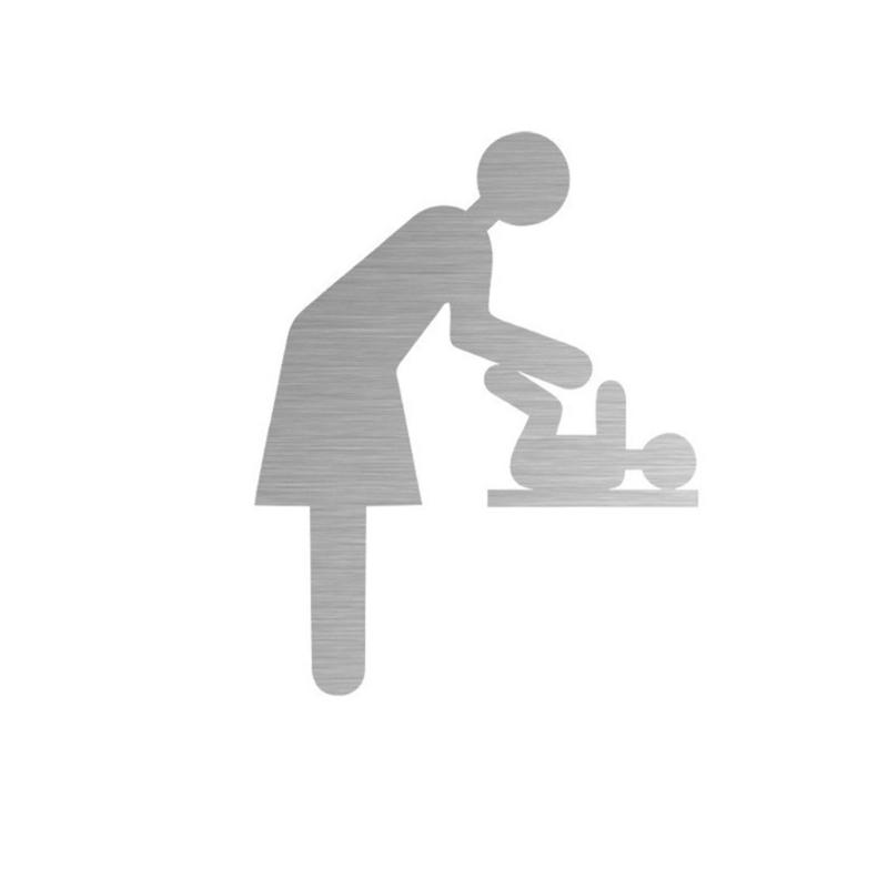 Baby Changing Station Sign,Restroom Sign for Business Baby Changing Station Restroom Sign with Double Sided Tape Gift