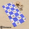 Blue Check Cherry Soft Portable Travel Towel Unisex Ultra Lightweight Microfiber Oversized Sand Free Quick Dry Beach Towel