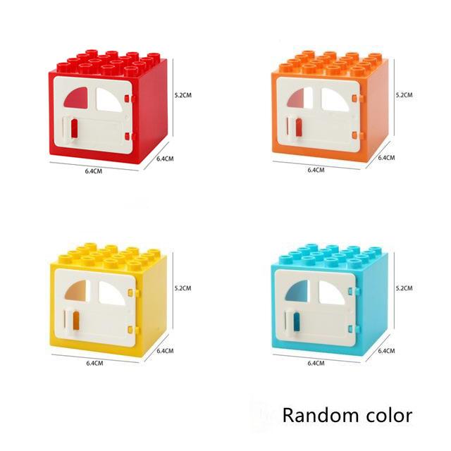Big Size DIY Building Blocks Window Doors And Household Bulk Parts Model Compatible Large Bricks Toys Accessories Kids Toy Gifts