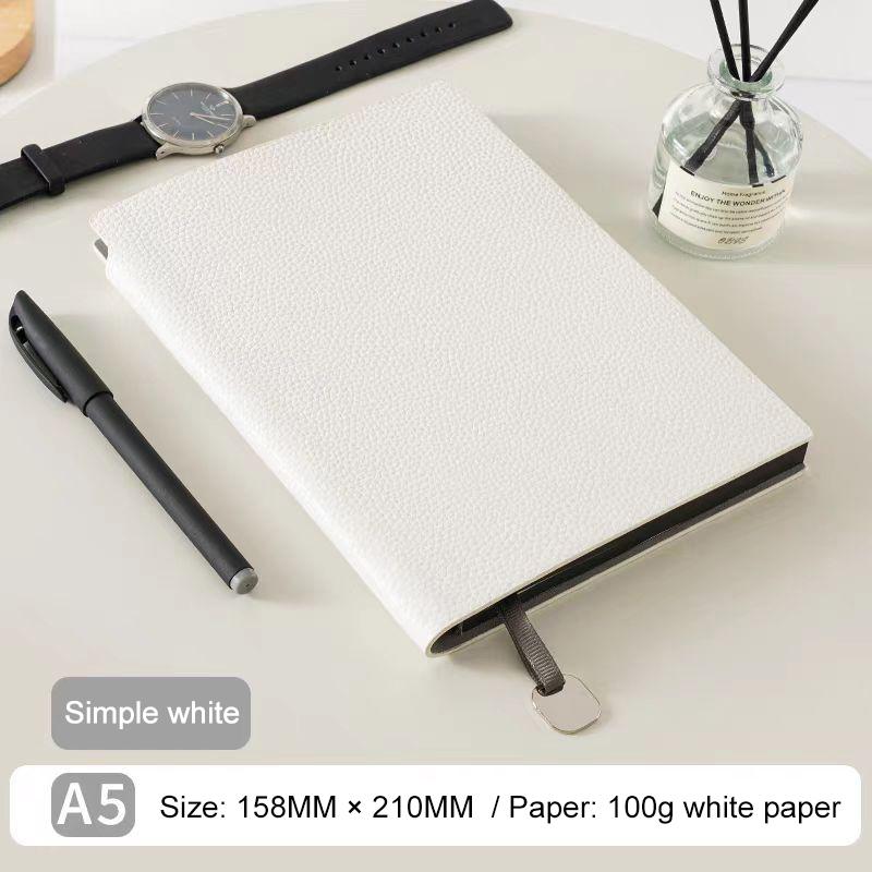 1Pcs Notebook A5 Imitation Leather Business Notebook Set Thickened Soft Leather Surface Stationery