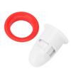 Deodorant Floor Drain Core AntiBlocking Drainage Sewer Strainer for Bathroom Kitchen(White Red )