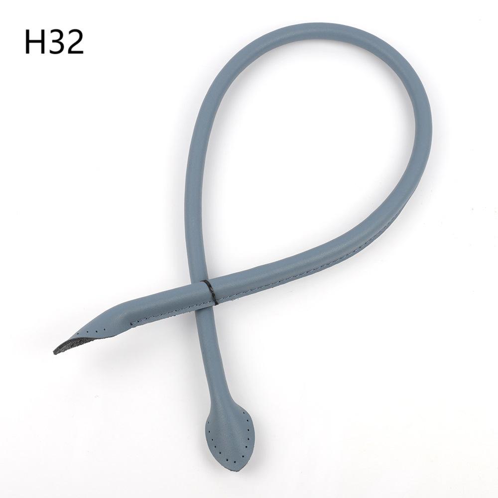 Premium Leder Taschenriemen & Zubehör - 60cm Rindsleder Runder Henkelriemen