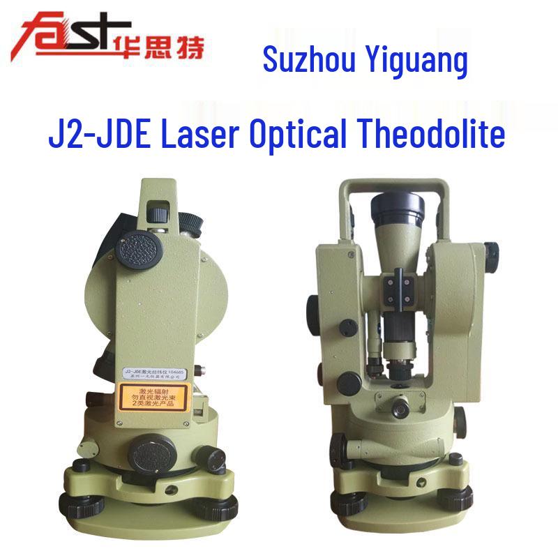 J2-JDE Laser Tripod Theodolite: High-Precision Optical Instrument with Warranty for Engineering Surveys