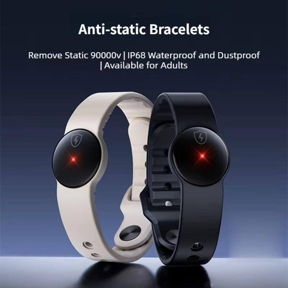 Adjustable Silicone Anti-static Bracelets Portable Body Static Bracelet  Male and Female