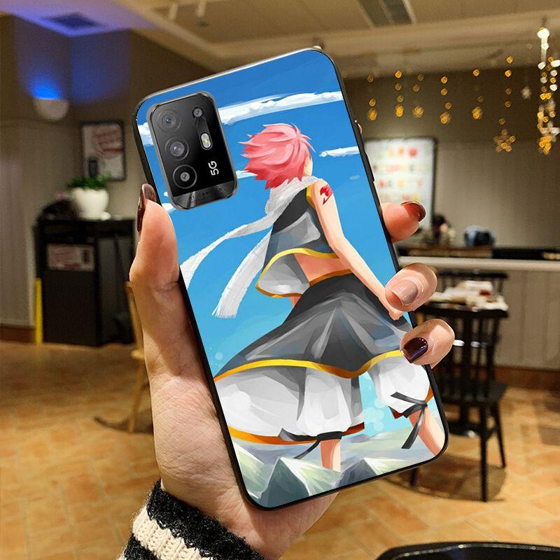 Funda Anime Manga Fairy Tail Phone Cover For OPPO A74 A94 5G A3S A5 A5S A9 A12 A15S A52 A53 A53S A72 A73 2020 A91 5G Cases Coque
