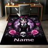 Custom Name Wednesday Printed Carpet,Rug for Office Chair Living Room Bedroom Kitchen Room Decor Gifts.