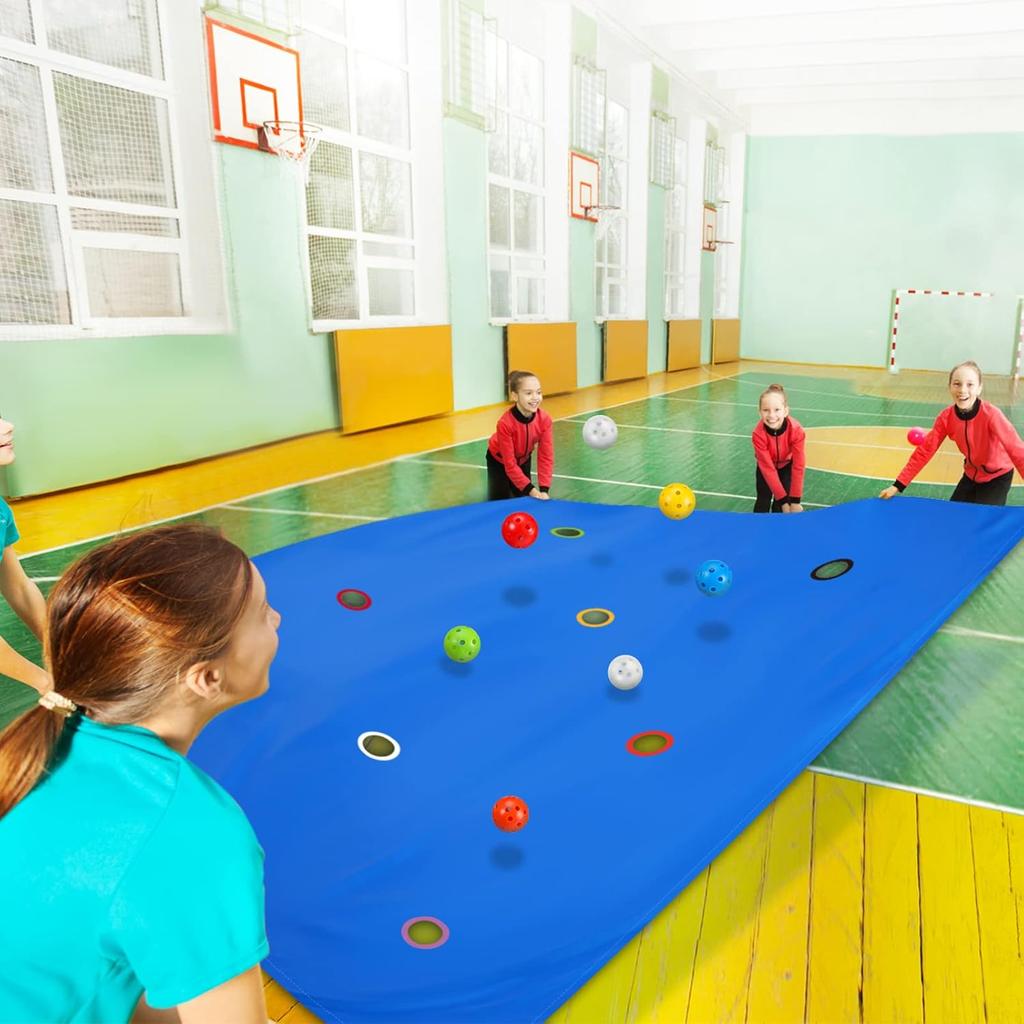 Outdoor Team Challenge Game Set Teamwork Building Games Kit Group Exercise Learning Fun Activities Set With Hollow Ball