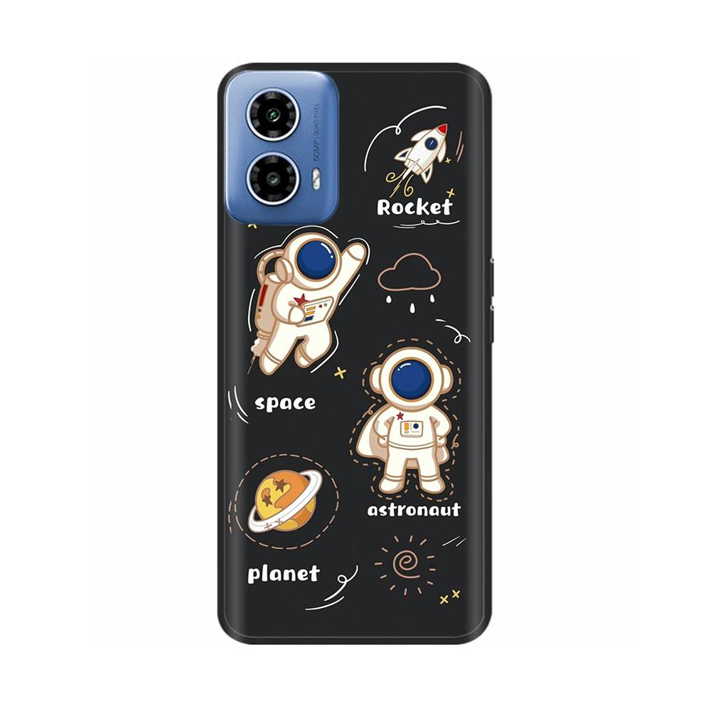 For Moto G34 5G Case Cover For Motorola Moto G34 Case motoG34 Soft Liquid Silicone Cartoon Phone Shell Protection Back Covers