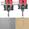 Aluminum Alloy 2-in-1 Countersink & Step Drill Bit Set for Woodworking