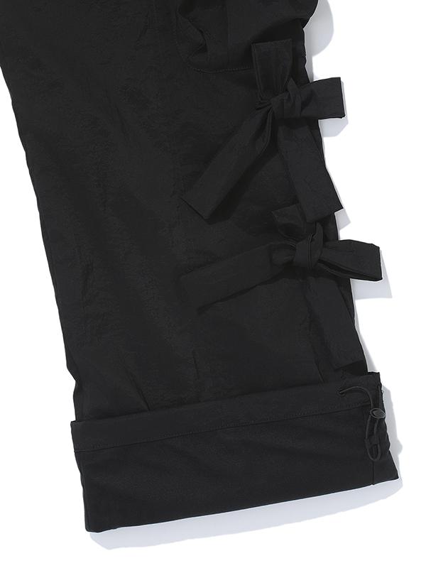 BBC EARTH W Warm Fit Ribbon Pants_Black
