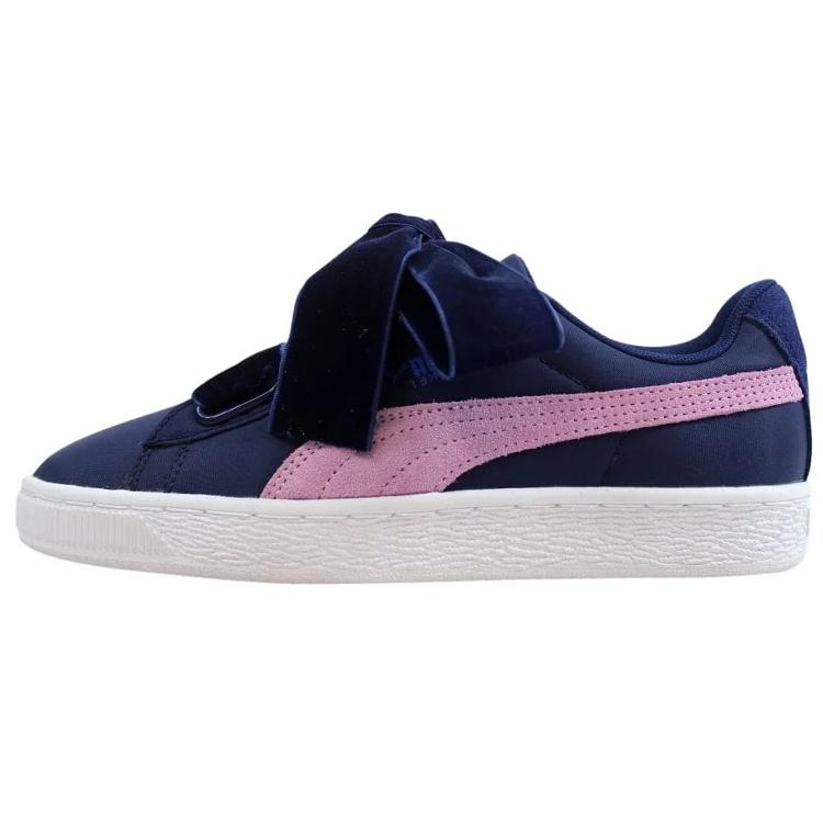 (WMNS) PUMA Basket Heart Nylon  Blue Depths  Women s 364954-01 EU 38.5