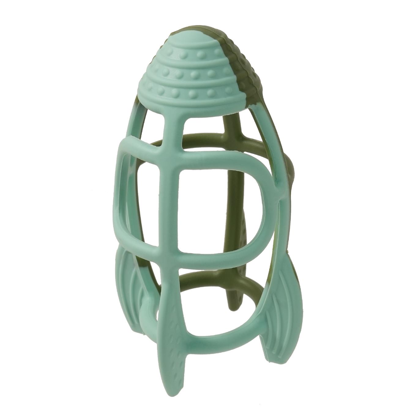 

Color Kids 1PCS Baby Silicone Teether Toy Cartoon Rocket Shape Teething Chew Toy Healthy Oral Chewing Toy Baby Accessories