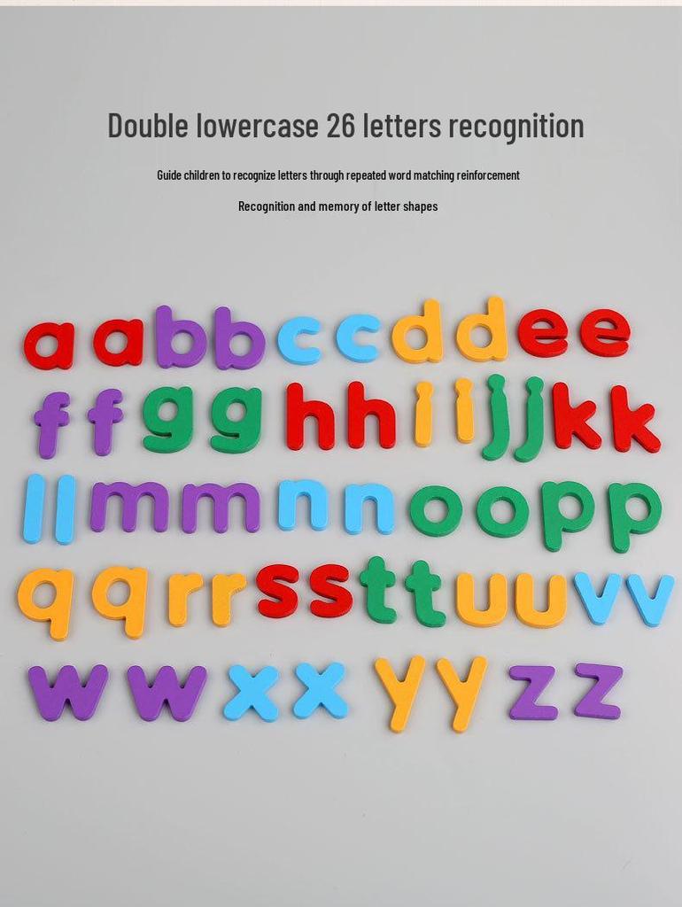 Children's English Alphabet Wooden Letter Matching Set