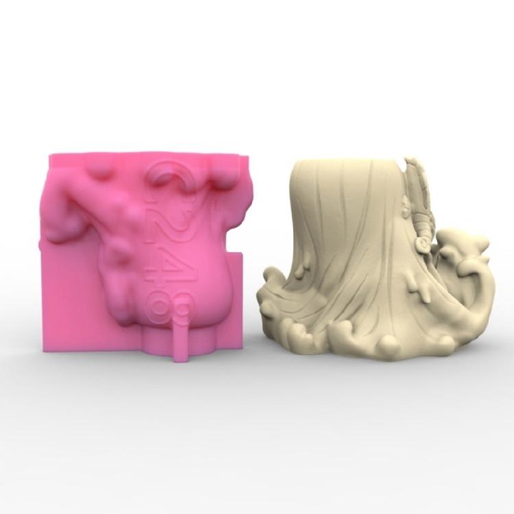 Succulent Planter Silicone Mold Flower Pot Concrete Mold Cement Gypsum Mold DIY Flower Vase Epoxy Resin Casting Mold