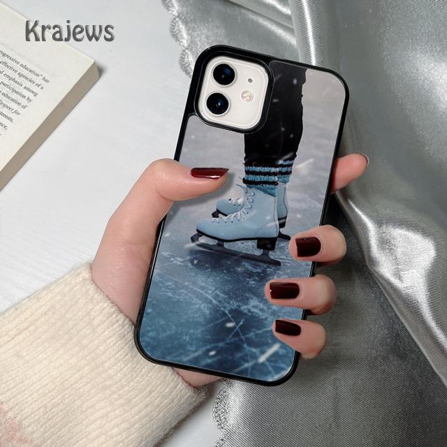 Figure Skating Dance Sport soft Phone Case Cover For iPhone 17 Air 16 15 14 plus 12 13 pro max coque Fundas