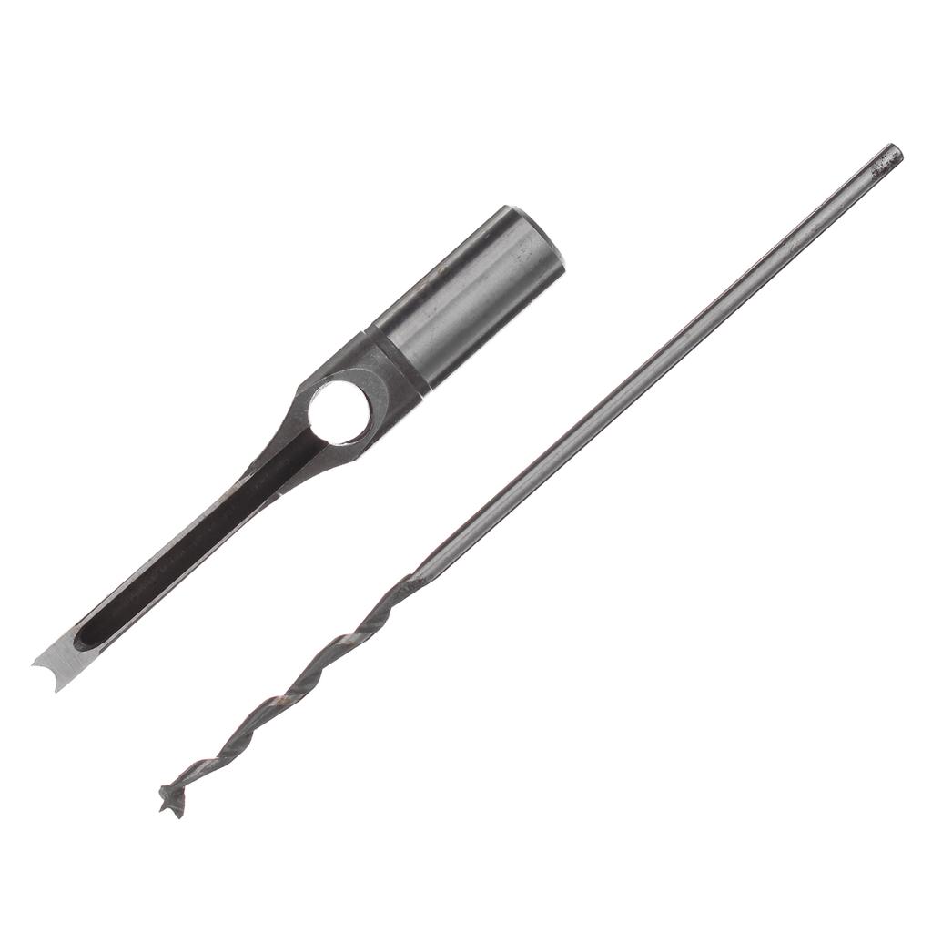 Buy Woodworking Drill Bit Square Hole Chisel Mortising Kit Mortise