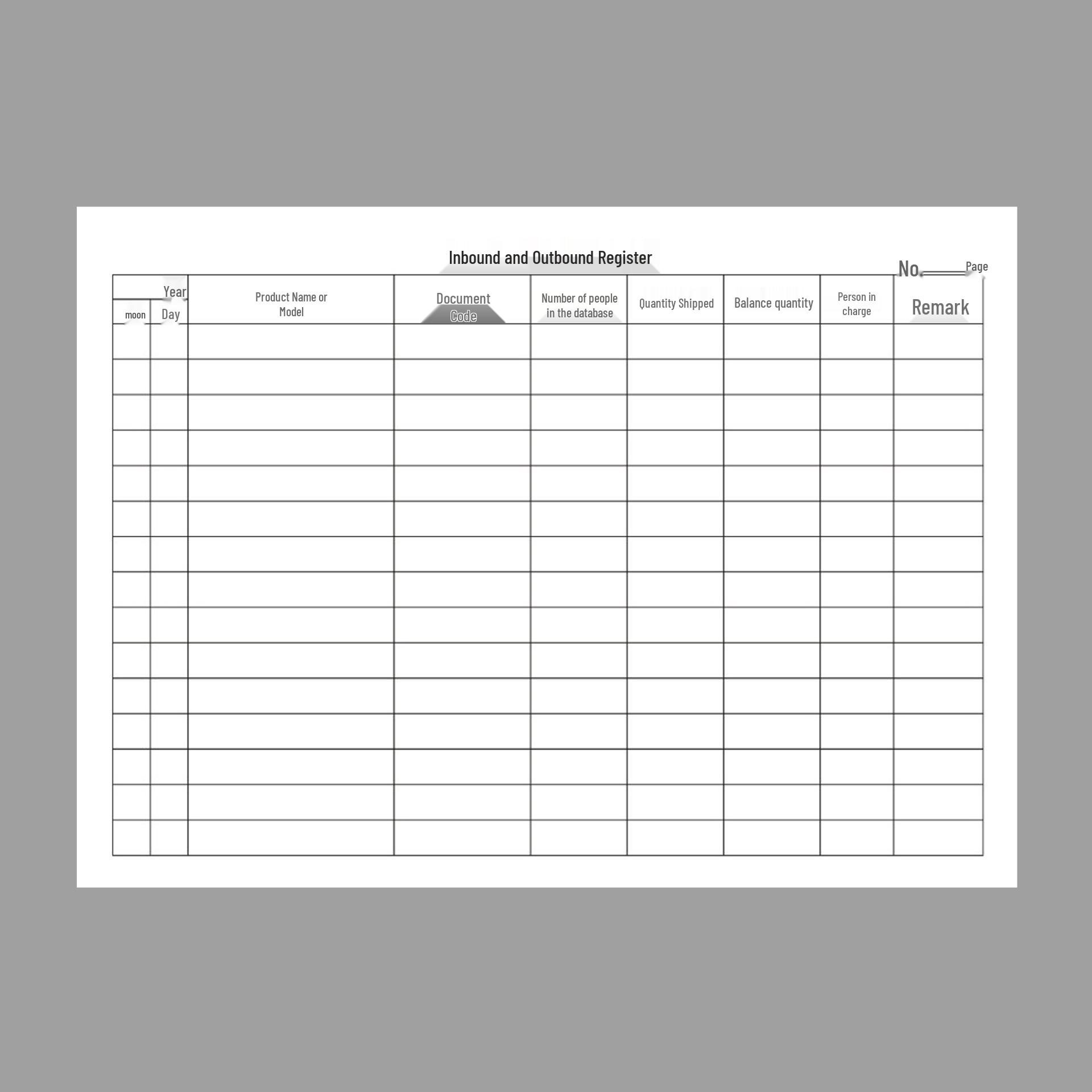 

Книга учета продукции и записей о покупках - Настраиваемый дубликат блокнота