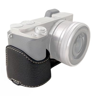 Portable Camera Protective Case Retro Style Camera Case Carry Bag Opening Bottom Design Replacement for  A6400 A6300