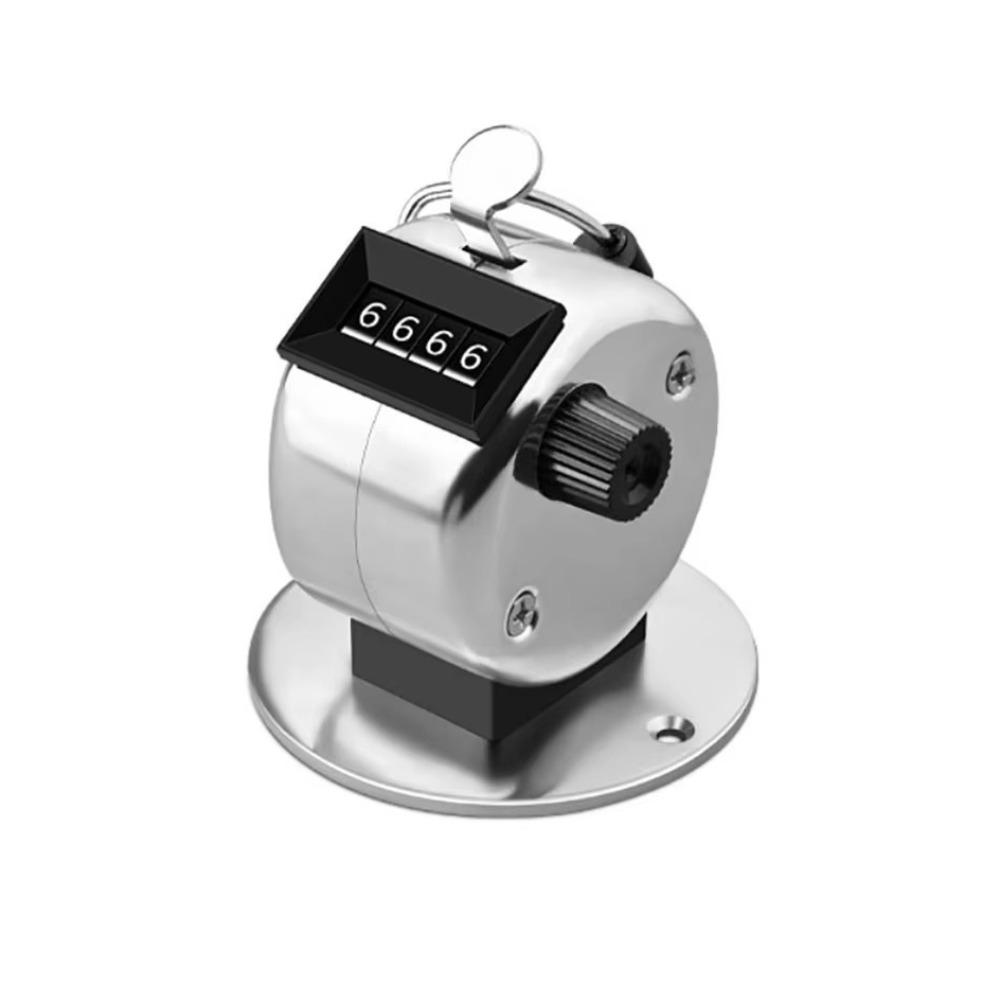 Mechanical Clicker Counter 4 Digit Manual Counter New Mechanical Counter with base