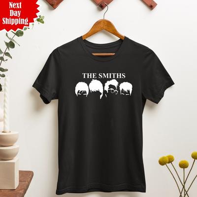 T-Shirt Silhouette The Smiths Stampata Rock Band Musica Regalo Divertente Novità Maglietta Top