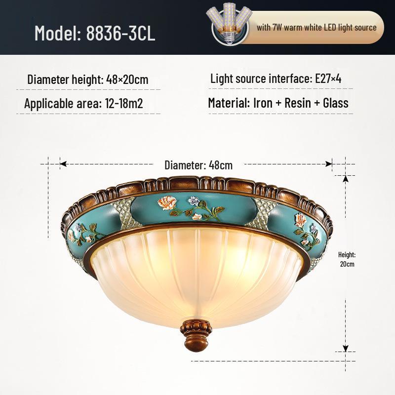 European Luxury Chandelier - Retro Atmospheric Lighting for Living Rooms and Bedrooms