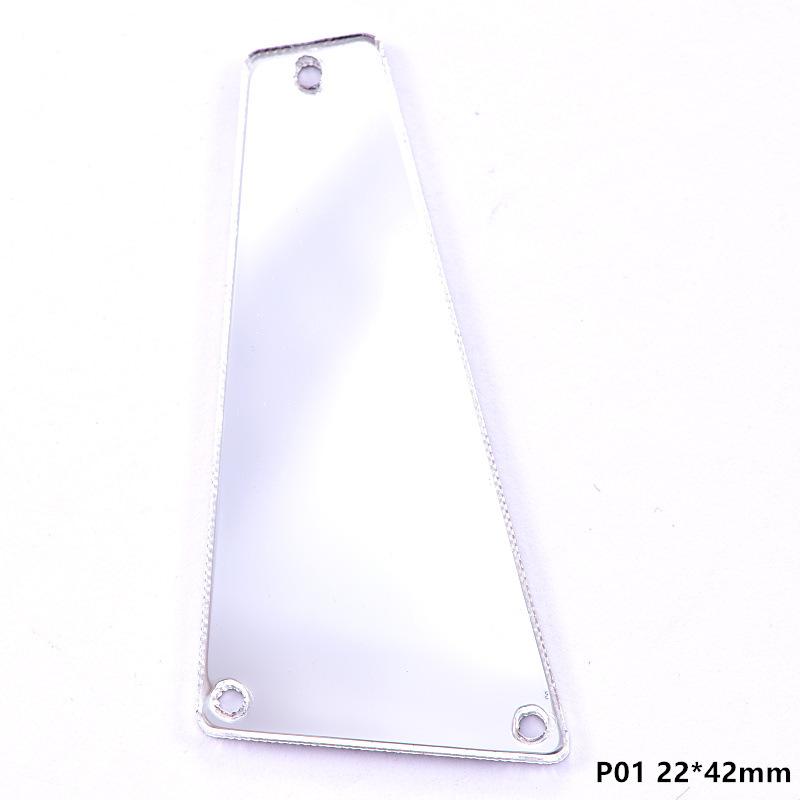 Acrylic Hand Seam Drill, Flat Bottom Special-Shaped Mirror Diy Clothing Decoration Jewelry Mirror Accessories Seam Drill