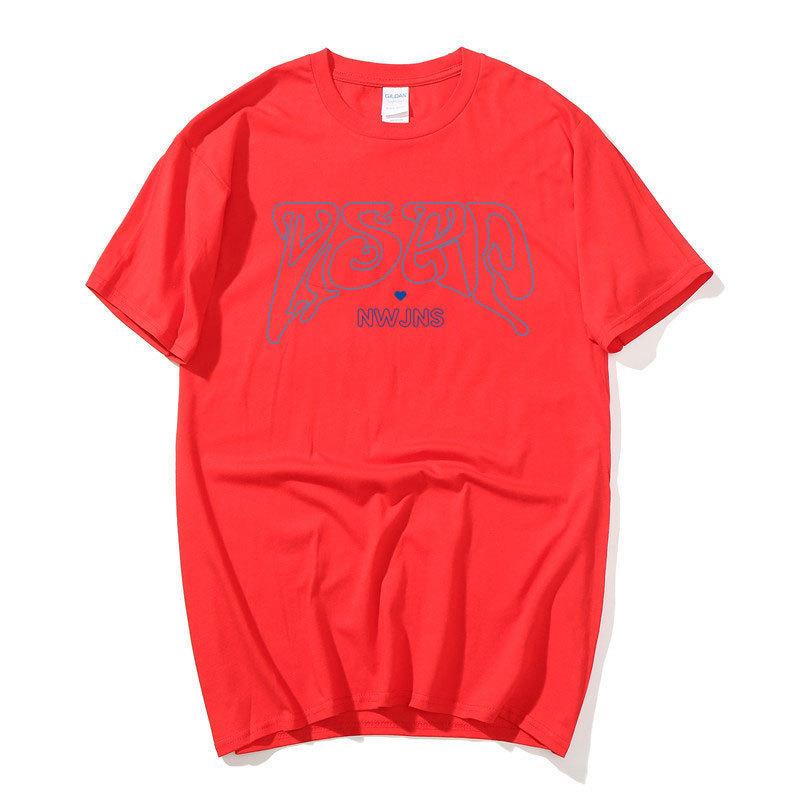 Kpop Combination Girl Group Peripheral Harajuku Print Fashion Men'S And Women'S T-Shirts Top Short Sleeves