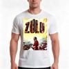 Zulu Filmplakat T-Shirt Sommer Lässig Baumwolle T-Shirt Übergroß Streetwear Oberteile Vintage Grafikdruck Lockerer Schnitt Kurzarm