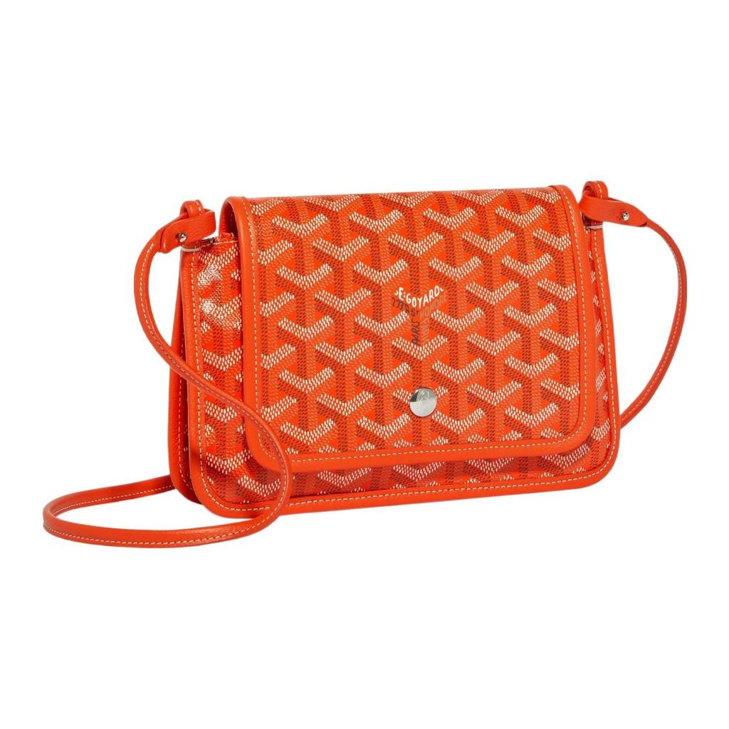 Goyard Plumet Y Monogram Multi-Pocket Detachable Shoulder Strap Canvas And Leather WOC Envelope Clutch Crossbody Shoulder Bag Unisex bags PLUMETPMLTY