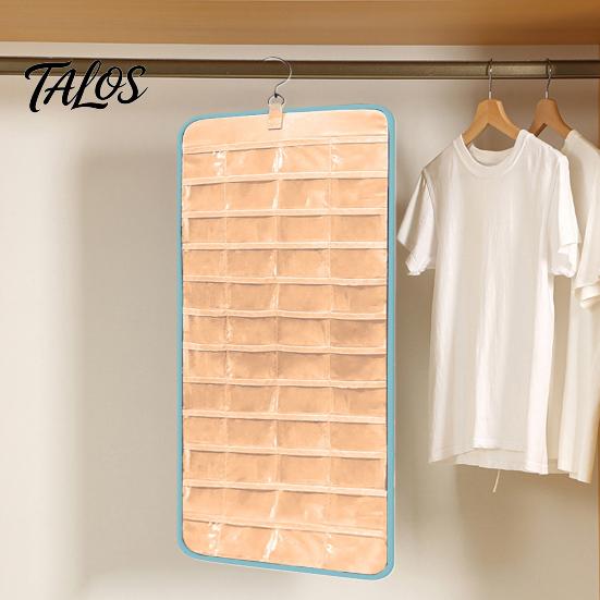 Multi-layered Jewelry Display Rack Hanging Organizer Necklace Holder Large Capacity Practical Space-saving Anti-tangle Earrings Rings Hanger Stylish