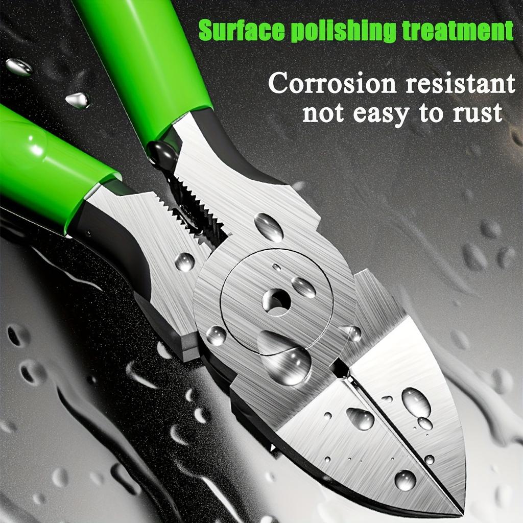 6 Inch Wire Cutter and Wire Stripper, Steel Wire Cutter Stranded Wire Cutter, Solid Wire Cutter, Cuts Wire